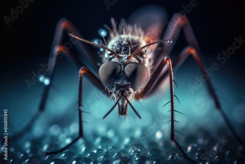 Magnified Image of a Mosquito