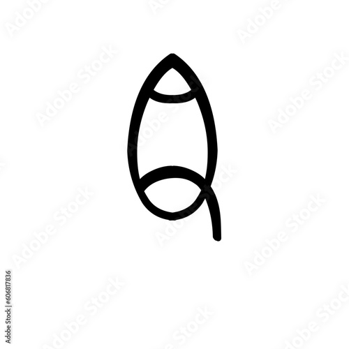 glagolitic alphabet vector