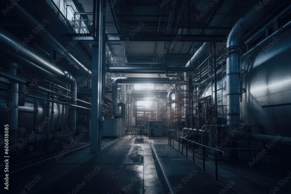 Hi-Tech Production and Storage Unit. Generative AI Hi-Tech Production and Storage Unit. Generative AI