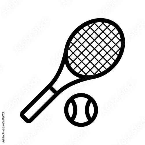 Tennis icon. sign for mobile concept and web design. vector illustration