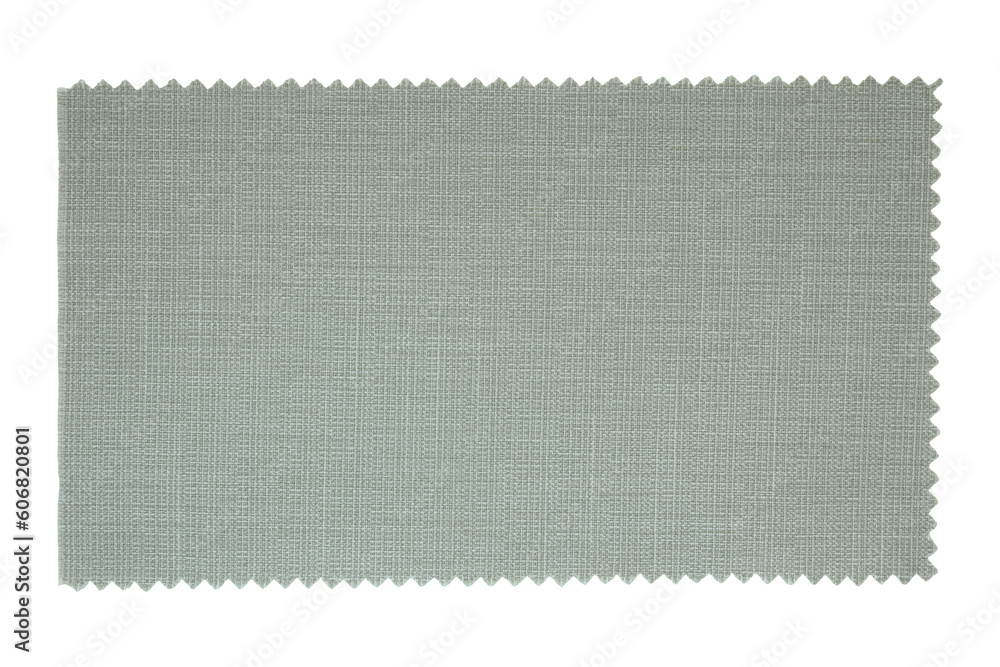 Fotografia Gray fabric swatch samples texture isolated with clipping path