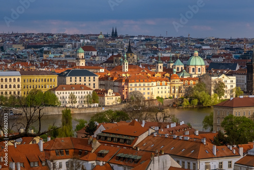 Wallpaper Mural Old town of Prague and river Vltava Torontodigital.ca