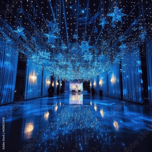 night sky wedding decorations Generative Ai