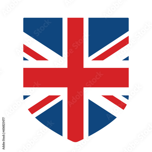 United Kingdom flag triangle Flag of UK in triangle shape