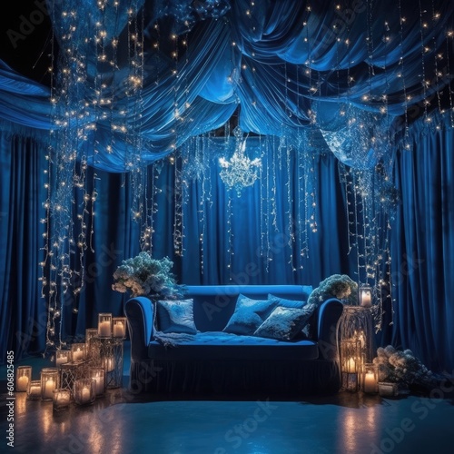 night sky wedding decorations Generative Ai