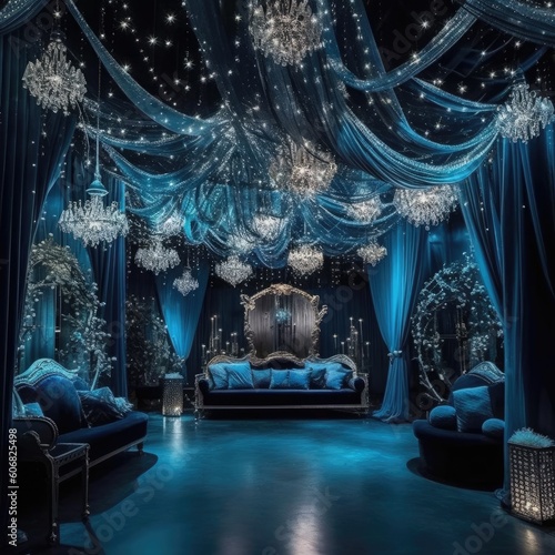 night sky wedding decorations Generative Ai