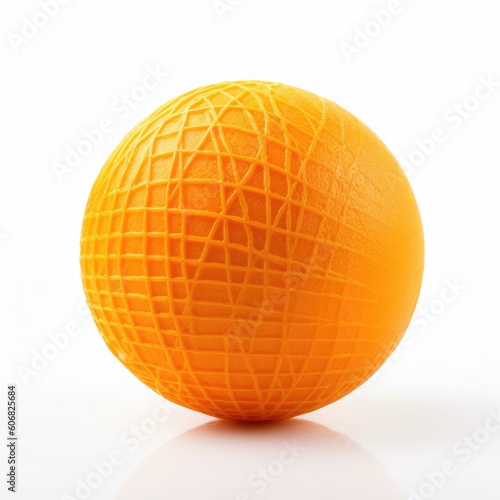 Squash ball isolated on white background. Generative AI