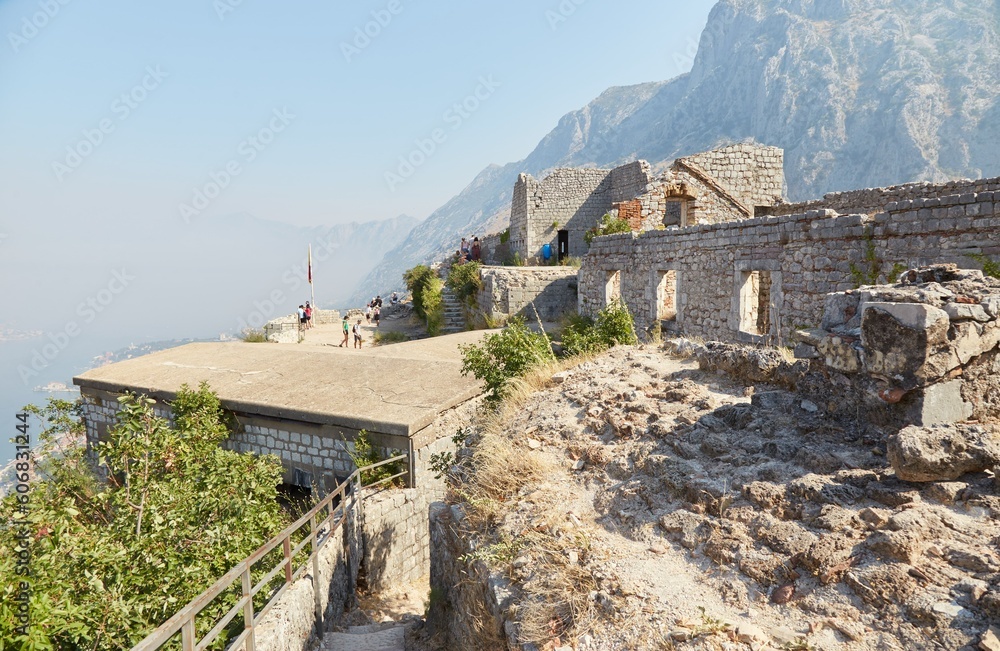 Ταπετσαρία The view from Kotor Fortress in Kotor, Montenegro