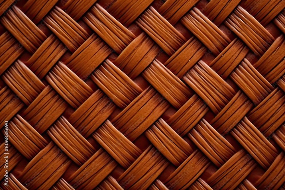 flat background dark rattan clean background for taking photo Generative AI flat background dark rattan clean background for taking photo Generative AI