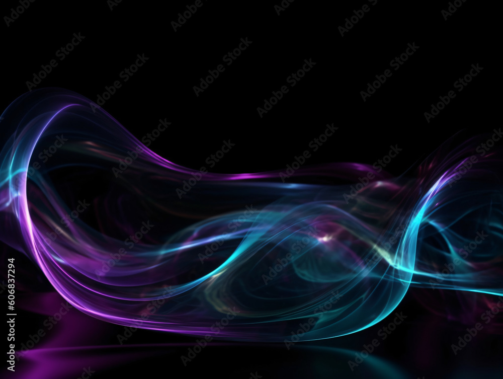Abstract purple waving background. generative AI Abstract purple waving background. generative AI