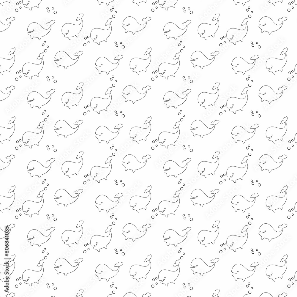 Background with whales for decoration.
Background with whales for decoration.