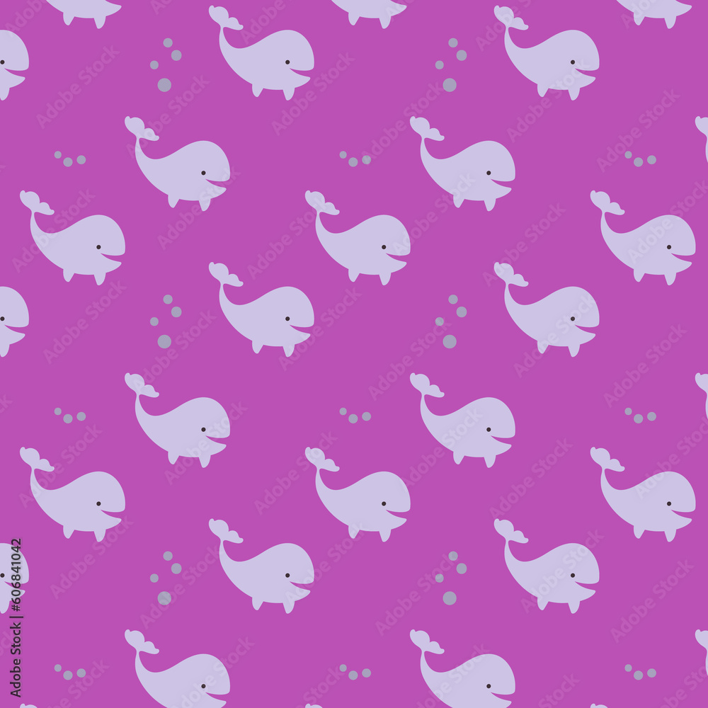 Background with whales for decoration.
