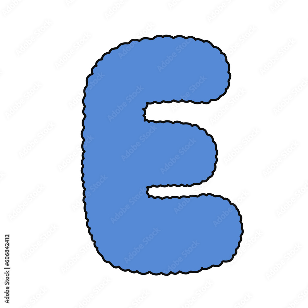 Font wavy blue tone Font wavy blue tone