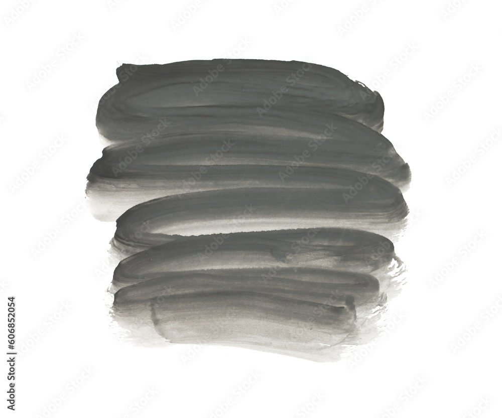 Black Watercolor. Abstract painted ink strokes set on watercolor paper. Black Watercolor. Abstract painted ink strokes set on watercolor paper.