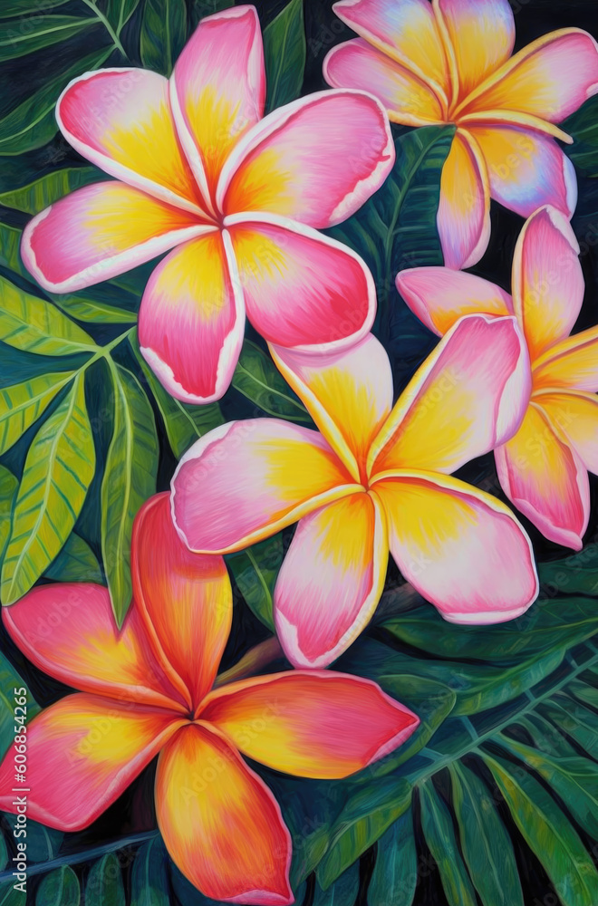 Frangipani plumeria flower Frangipani plumeria flower