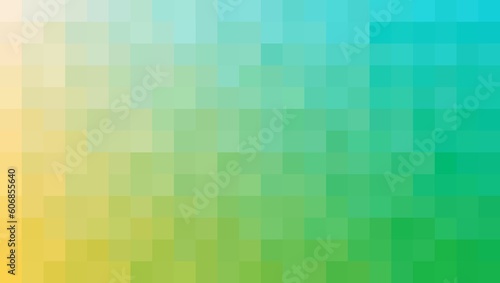 Abstract gradient pixel background. Retro backdrop in pastel colors. Video pixel game banner.