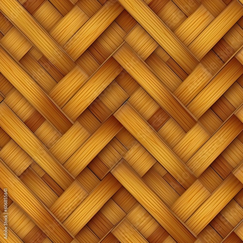 flat background woven bamboo clean background for taking photo Generative AI 