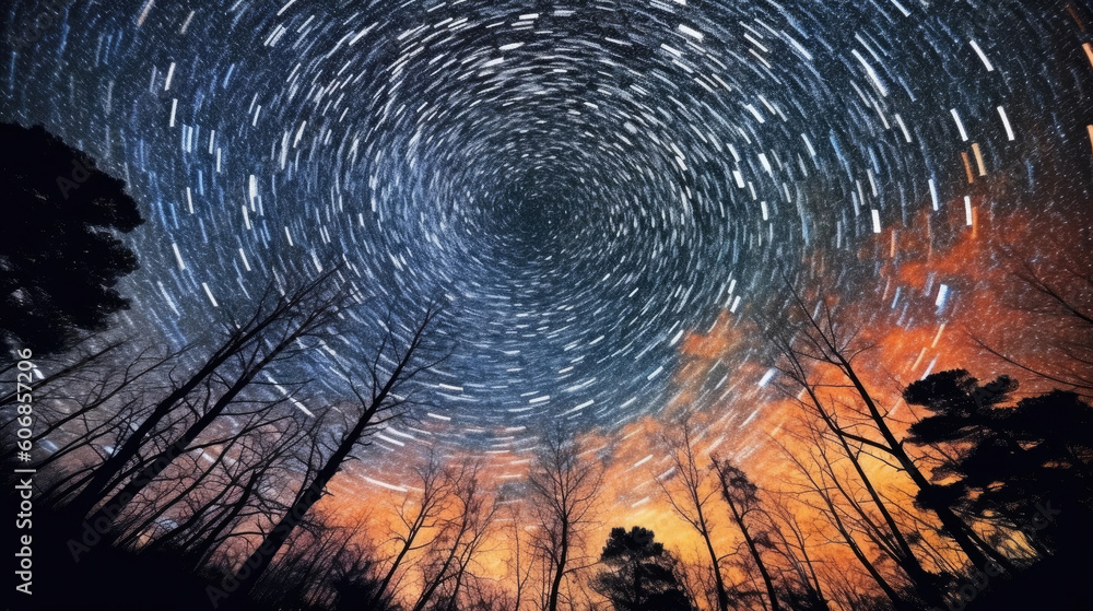 Image of the mesmerizing starry sky