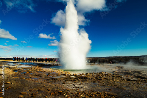 Strokkur Geyser in Iceland