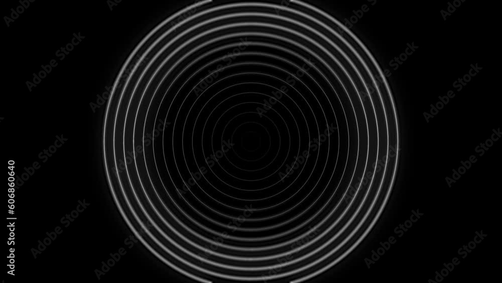 Radio wave abstract animating background.abstract background with rotating circles Radio wave abstract animating background.abstract background with rotating circles