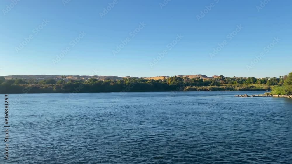 Panorama of the coast of Egypt along the Nile Panorama of the coast of Egypt along the Nile