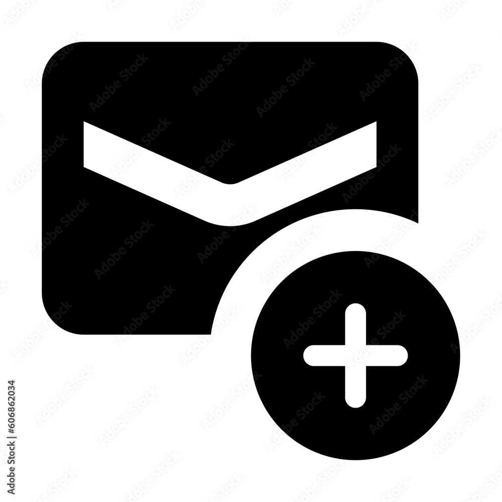 Fototapeta premium Mail Plus Circle