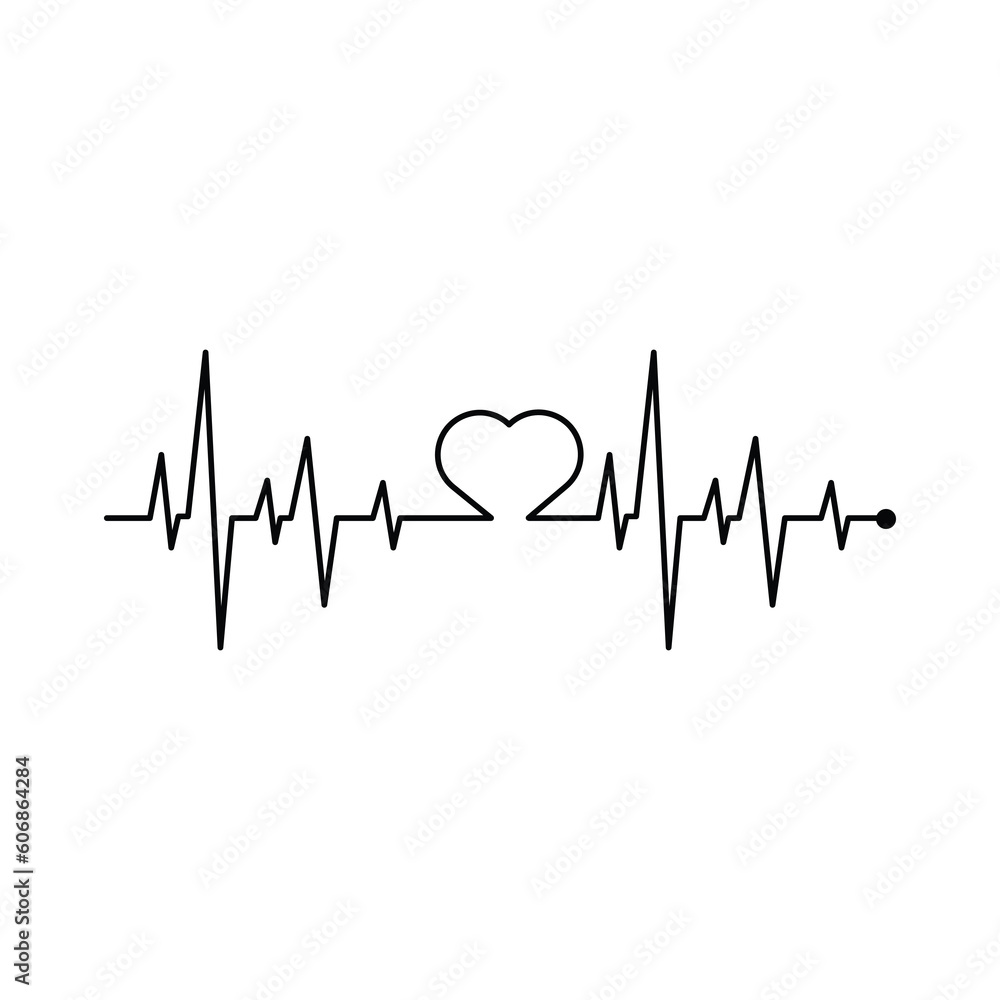 Heartbeat Vector Art, Icons, and Graphics