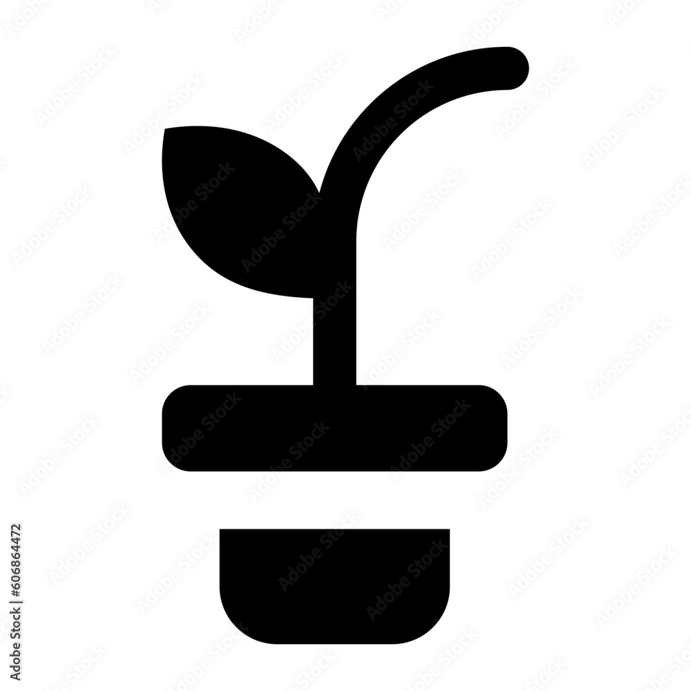 Plant Pot Icon Plant Pot Icon