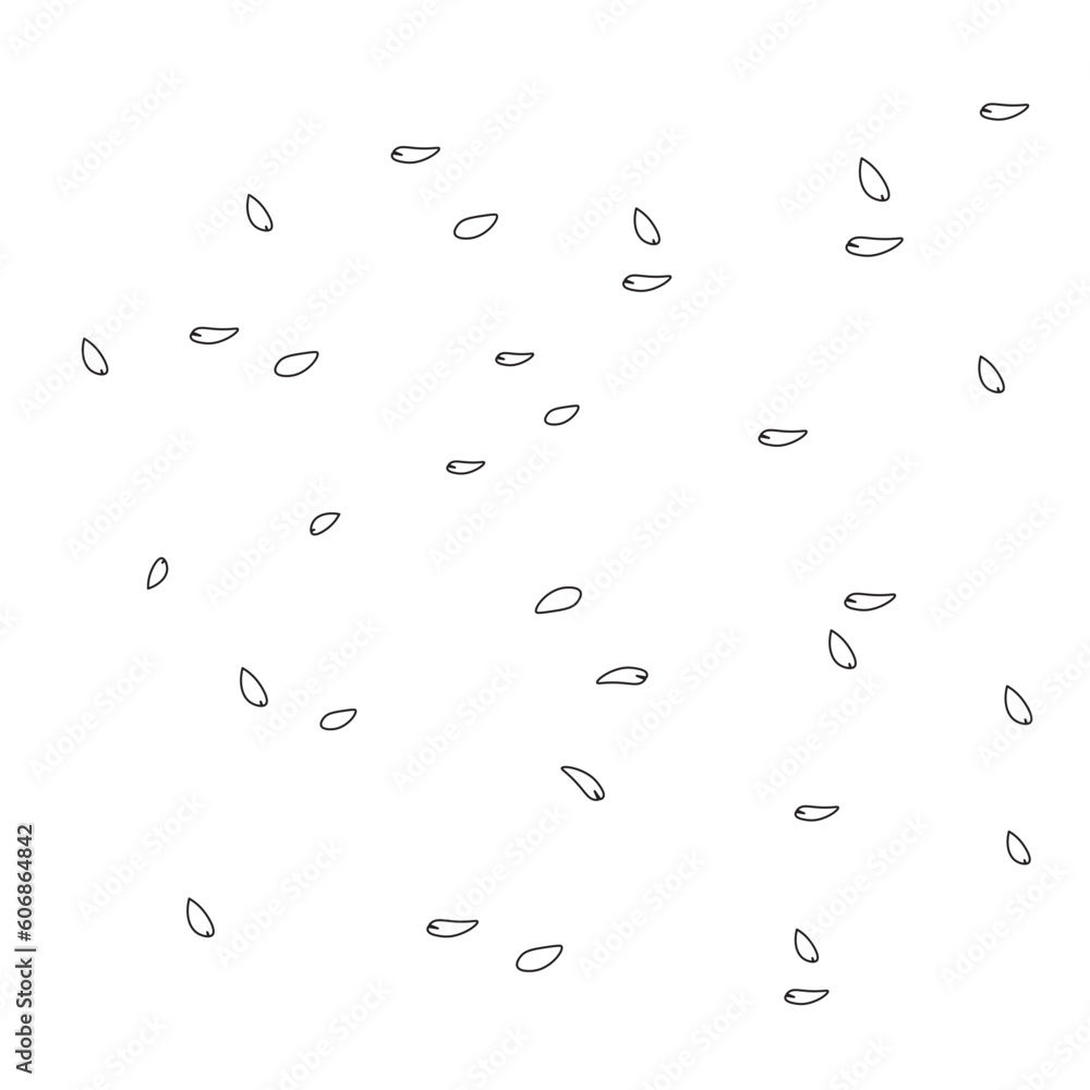 Sakura Petal Fall D Outline Sakura Petal Fall D Outline