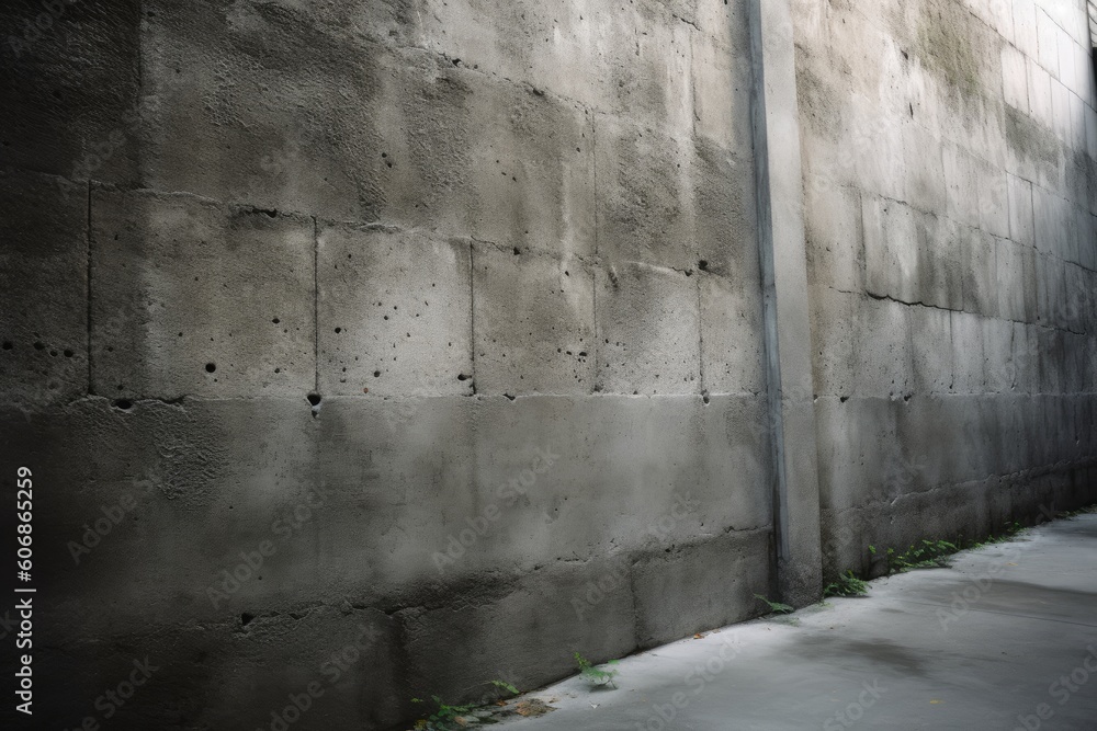 Ai generated illustration of rough concrete wall Ai generated illustration of rough concrete wall