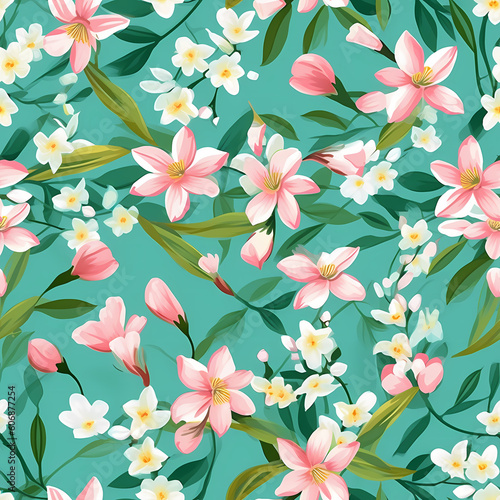 Seamless Flower Pattern 