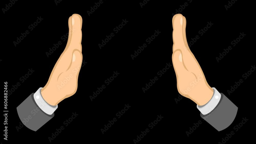 video animation hands praying, on a transparent background with zero alpha channel video animation hands praying, on a transparent background with zero alpha channel