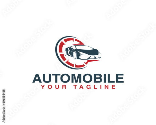 Premium sports car vector logo design for car company, brand, sports and others.