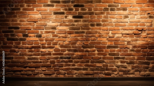 Brick wall texture background for interior design business with copy space for text or image.