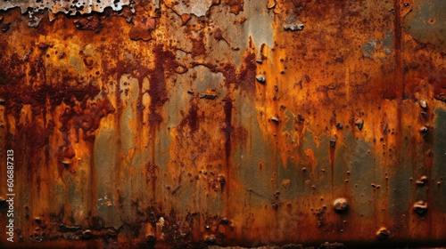 rusty corrugated iron sheet texture, rusty metal background.