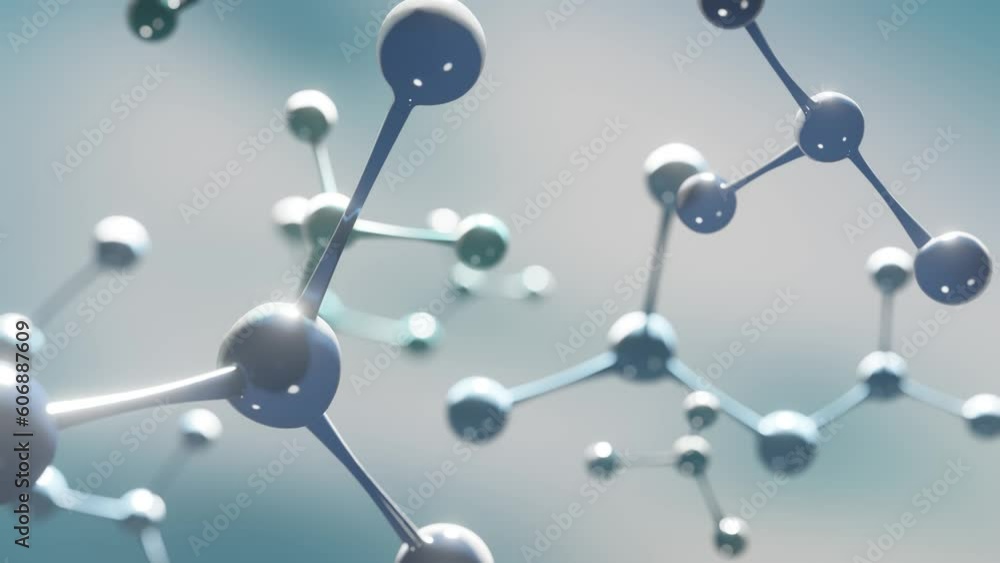 PFAS, forever chemicals, microplastics floating in water, 4k animation with blurry background PFAS, forever chemicals, microplastics floating in water, 4k animation with blurry background