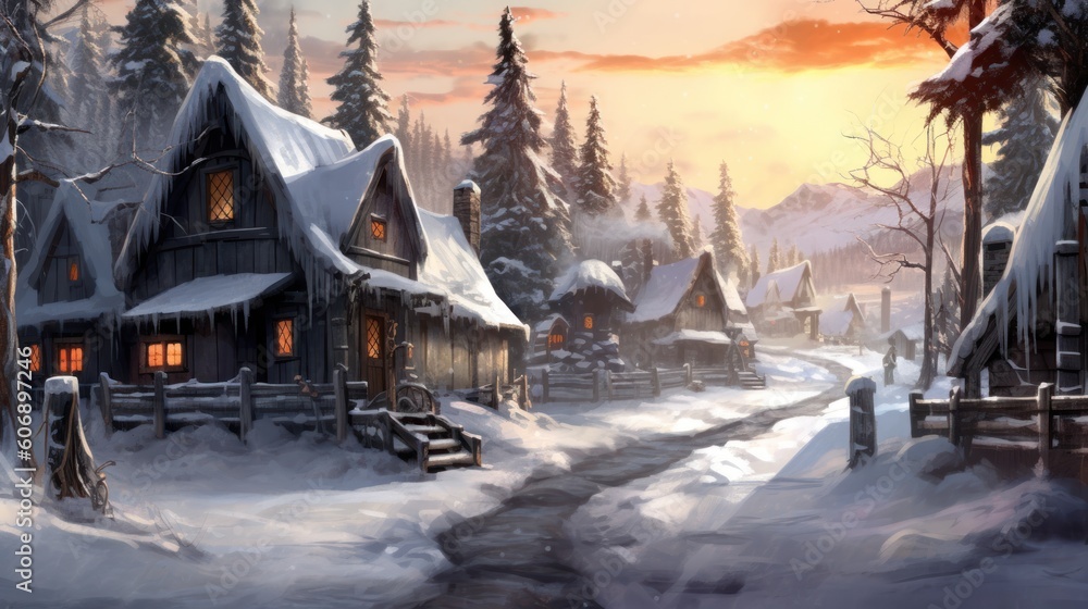 Winter Environment Game Artwork Winter Environment Game Artwork
