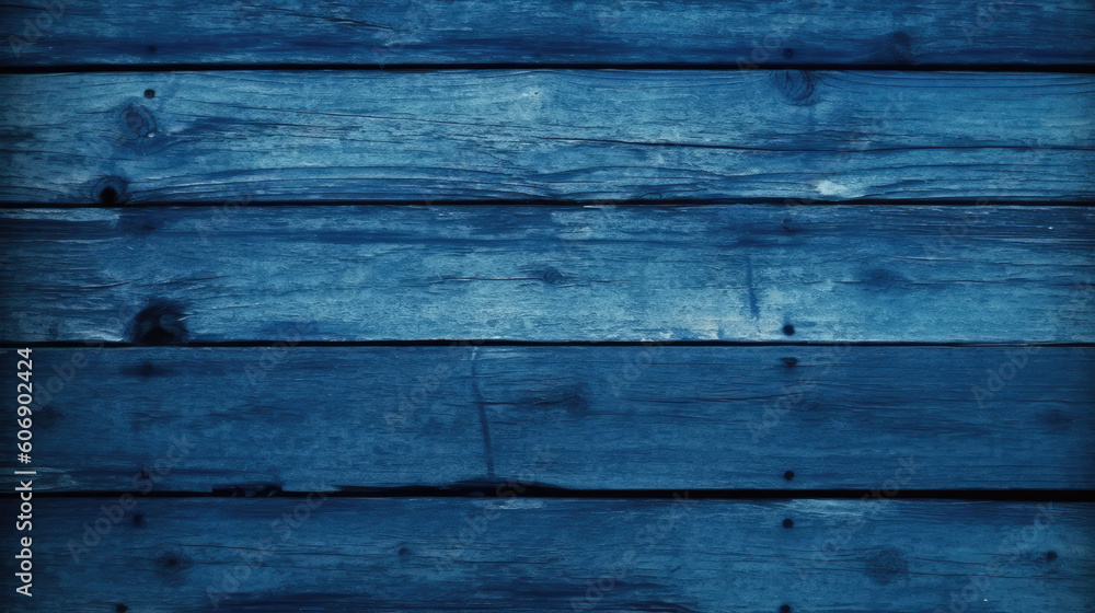 Blue wood texture, background