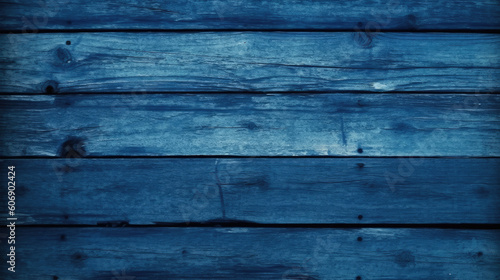 Blue wood texture, background