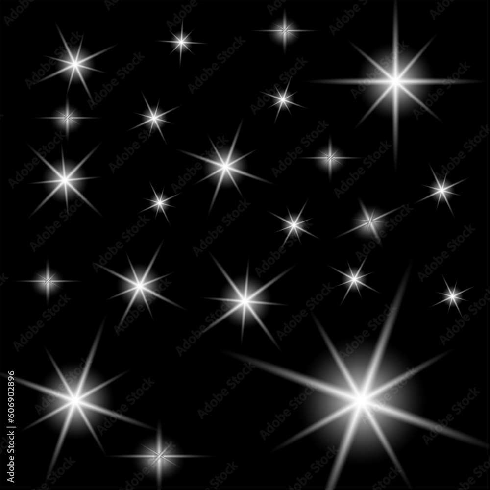 Star design in space dark background Star design in space dark background