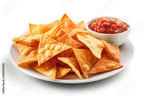 Delicious Plate of Chips an...