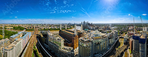 Aerial view of Battersea Power Station in London, UK © Alexey Fedorenko