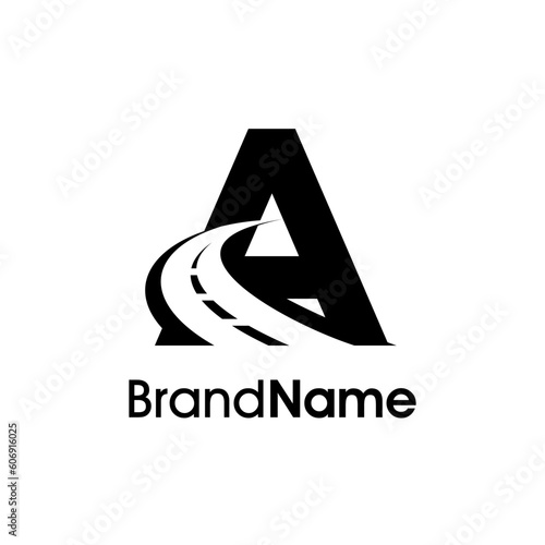 Simple Initial A Way Logo