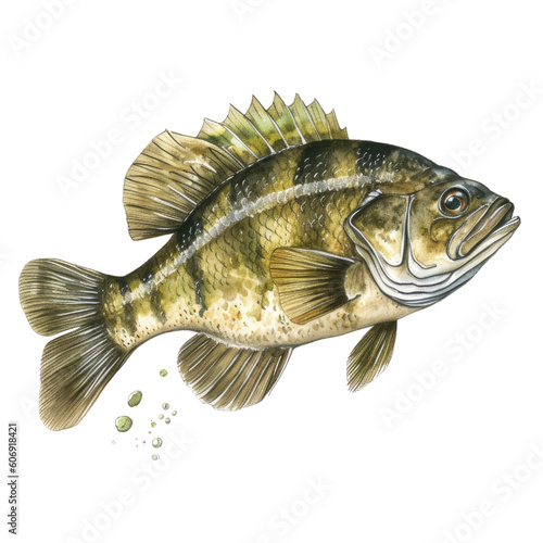 Freshwater Fishing, Father's Day, Fish Clipart, Bass Fishing, Fly Fishing, Generated AI