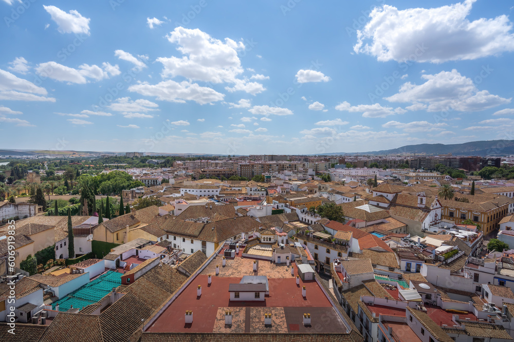 Aerial view of Cordoba with Jewish Quarter (Juderia) - Cordoba, Andalusia, Spain