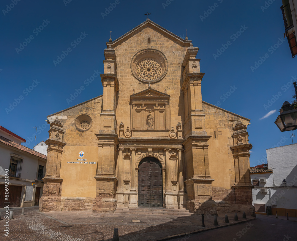 Basilica of San Pedro - Route of the Fernandine Churches - Cordoba, Andalusia, Spain.