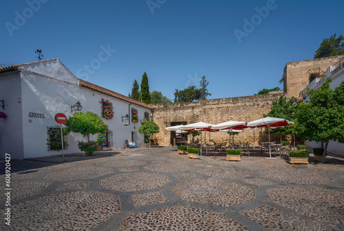 Puerta de Sevilla Gate and Square at San Basilio - Cordoba, Andalusia, Spain photo