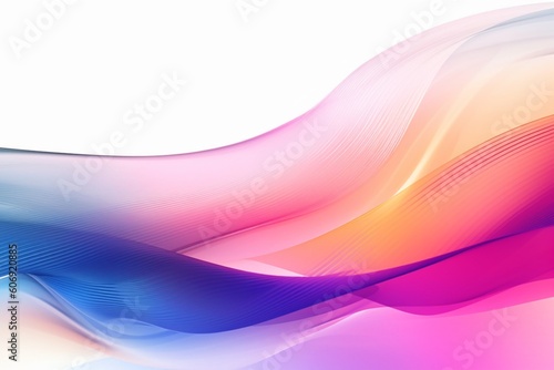 abstract rainbow glasses wave background. Data transfer concept Fantastic wallpaper  Ai Generative