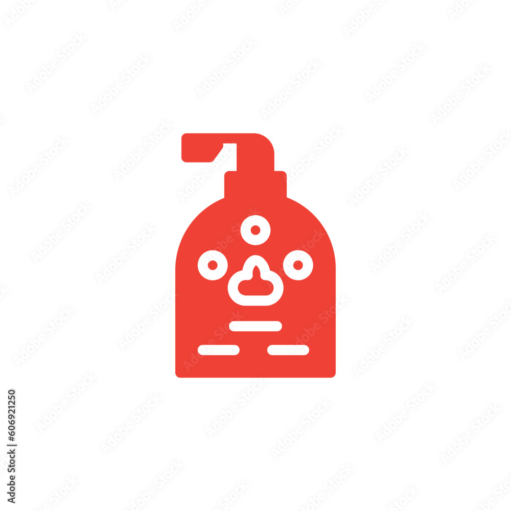 Obraz premium Cream Dog Paw Solid Icon