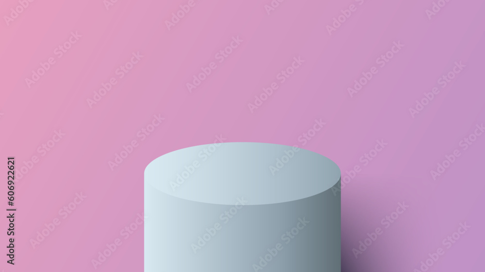 3D blue podium stand minimal wall scene on background. 3D blue podium stand minimal wall scene on background.